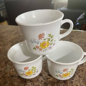 Vintage Corningware Mugs